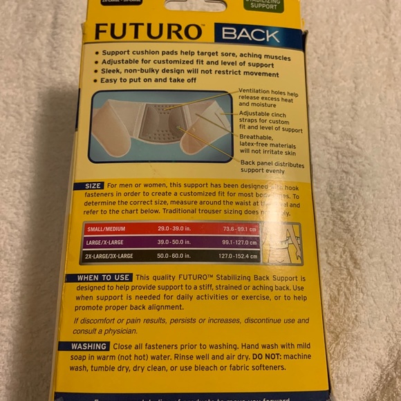 Futuro Supporting Cushion Pads | Back Support - Picture 4 of 6